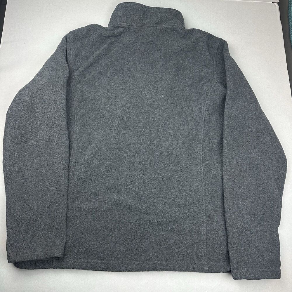 LL Bean Quarter Snap Thick Fleece Pullover Sweater Gray Polartec Size XXL Tall - Picture 6 of 11
